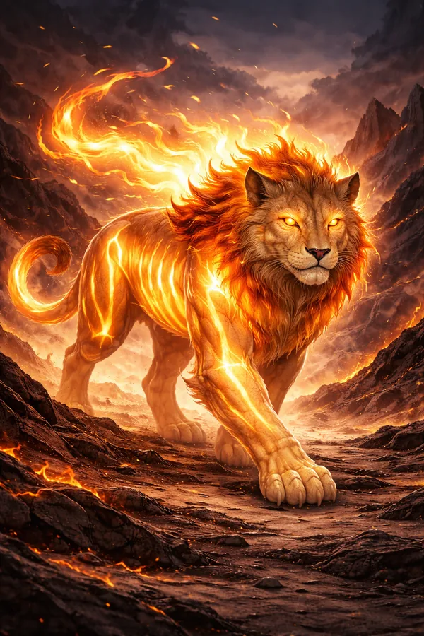 Soleo, a Light magic creature of the Razorfang family in the Mythica bestiary
