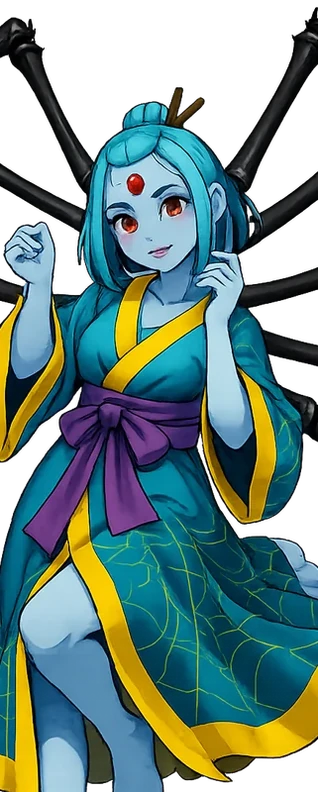Arachnite, one of the six peoples of Mythica
