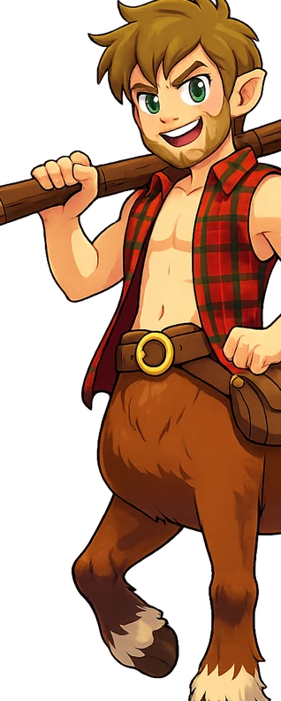 Centaur, one of the six peoples of Mythica