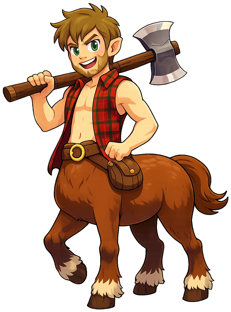 Centaur, one of the six peoples of Mythica